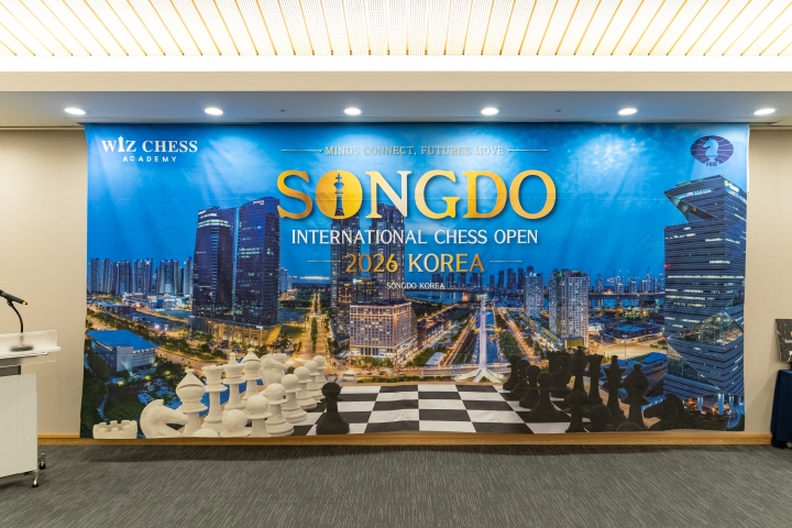 SONGDO INTERNATIONAL CHESS OPEN 2026 KOREA 스케치 1